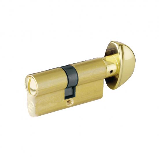 Knob-emergency release cylinder (bathroom function)