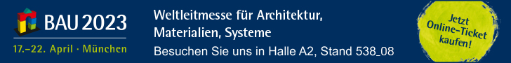BAU 2023 - World's leading trade fair for architecture, materials, systems